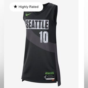 Nike Women’s NWT Sue Bird WNBA Seattle Storm Rebel Edition Basketball Jersey XXL